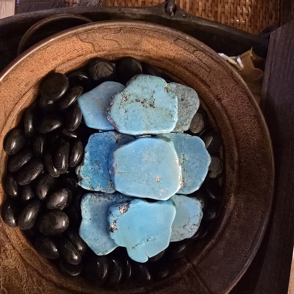 Rodeo Quincy Faux Turquoise Stone Bekt Buckle - Picture 2 of 4